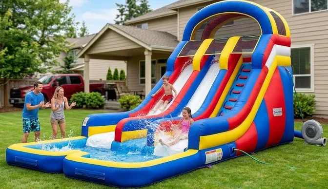 Is Your Water Slide a Safety Hazard in Disguise? 5 Signs of a Poorly Made Commercial Inflatable hero image