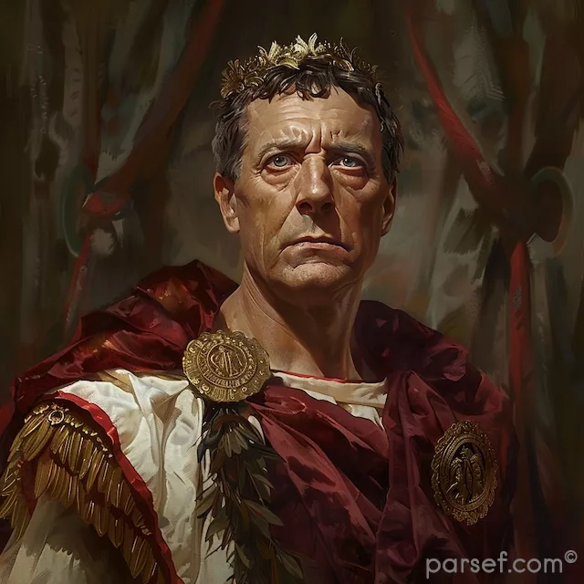 Roman Emperor Julius Caesar image