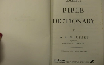 Fausset's Bible Dictionary tag image