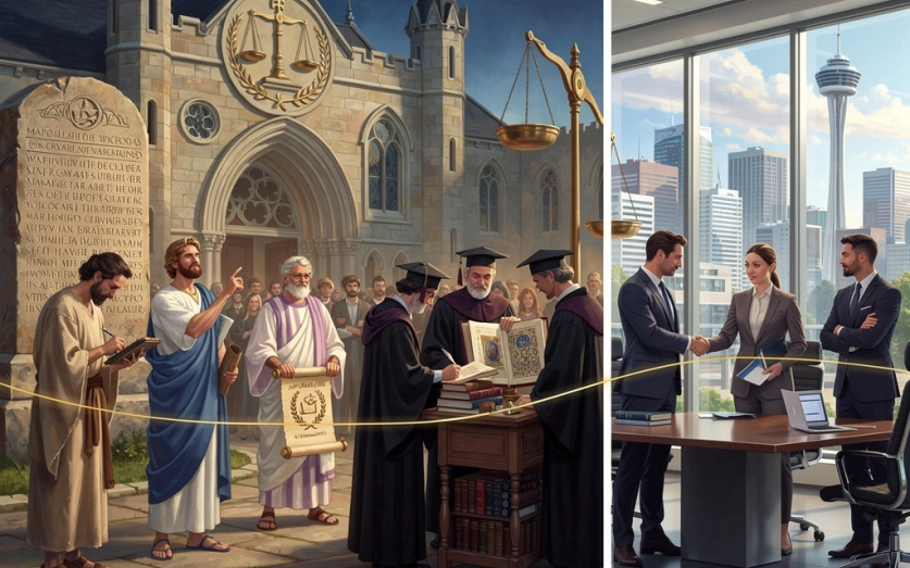 The Historical Journey of Lawyers: From Ancient Scribes to Modern Advocates post image